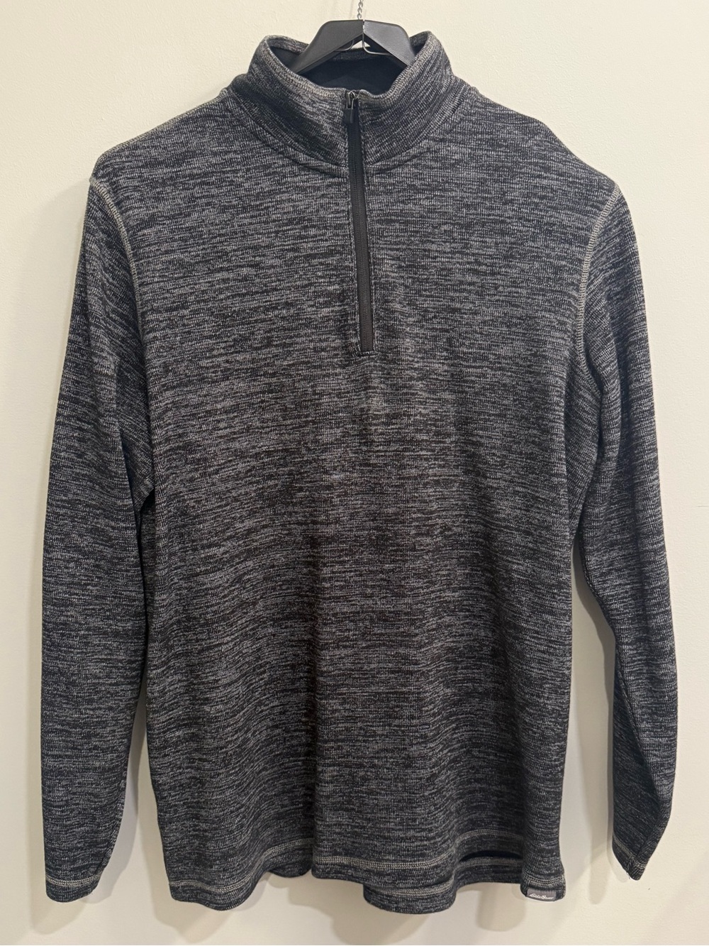 Eddie Bauer - 1/4 Zip Pullover - Dark Gray - Large